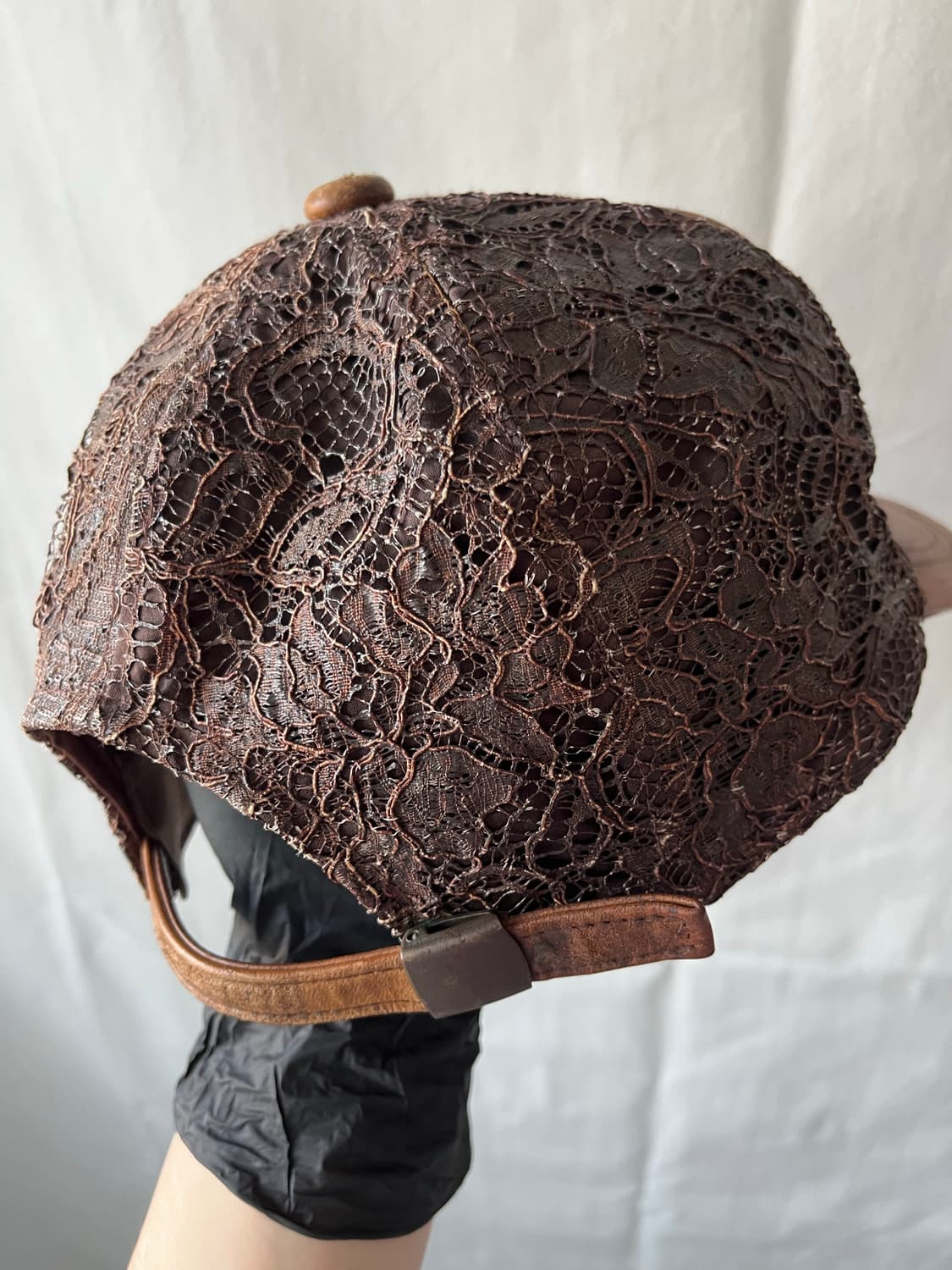 CA4LA COW SKIN LEATHER CAP 상품이미지9