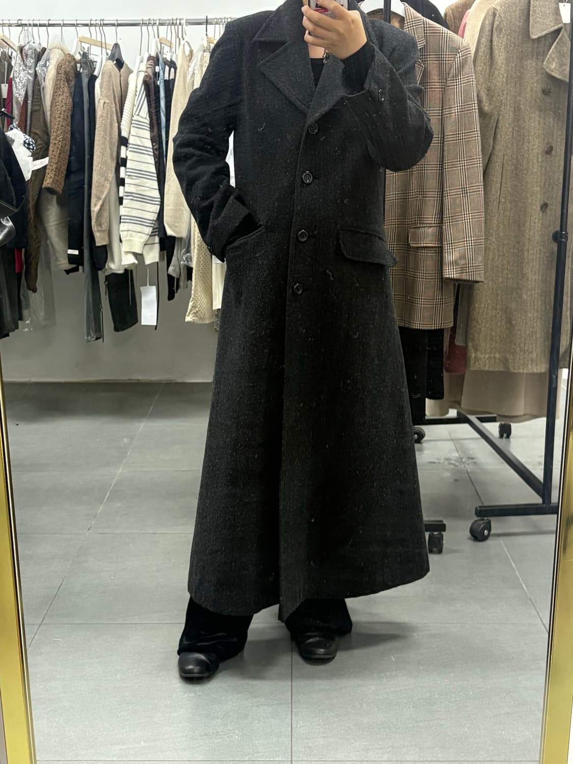 빈티지 울 롱코트 상품이미지1