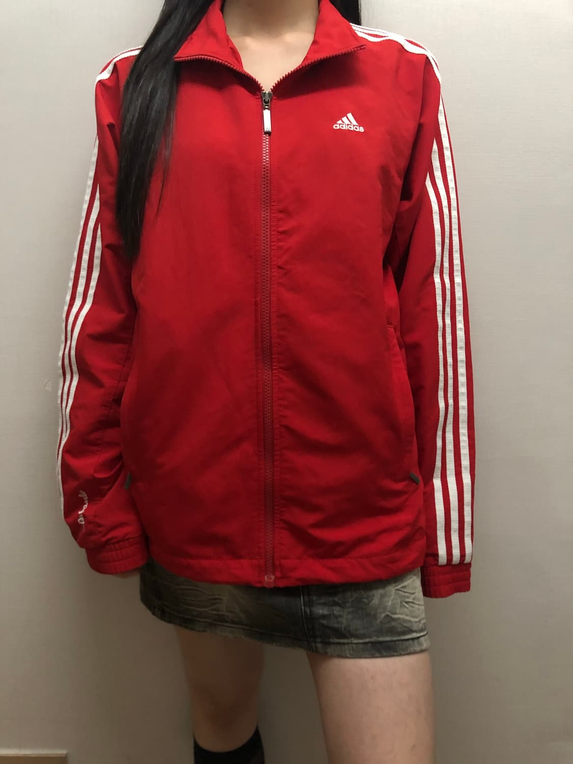 빈티지 아디다스 레드 바람막이 상품이미지6