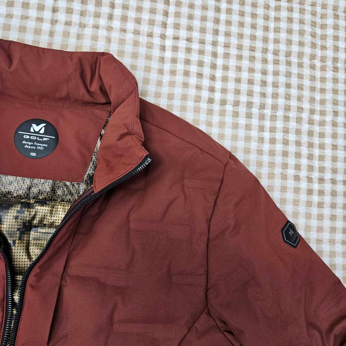 밀레 골프웨어 거위털 경량패딩 남자100~105 상품이미지4