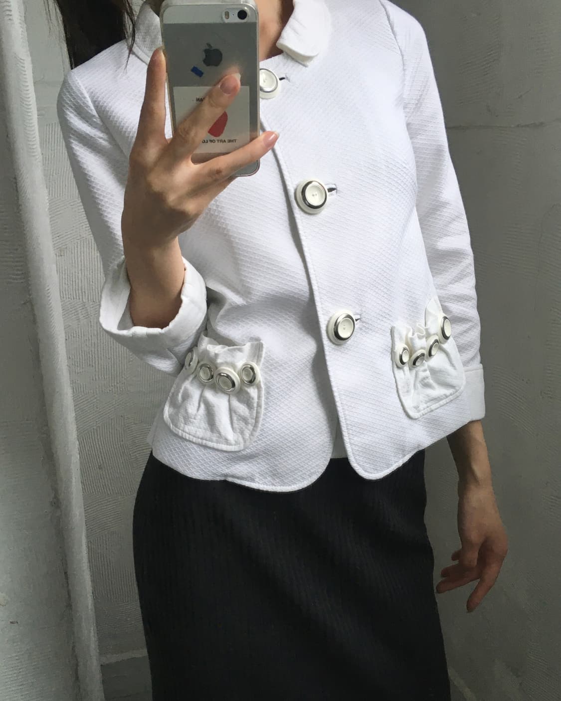 D&G 돌체앤가바나 화이트 카라 자켓 상품이미지1