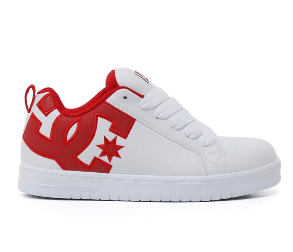 DC Shoes 디씨슈즈 스케이트 보드화 코트 그래픽 라이트 화이트 레드 상품이미지1