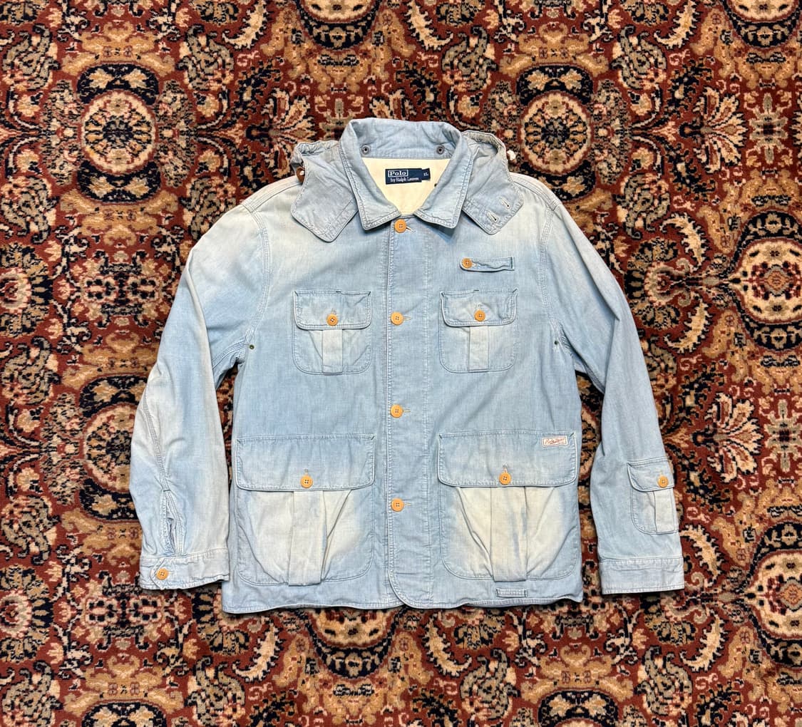 폴로 랄프로렌 샴브레이 피싱 파카 자켓 XL (543) 상품이미지2