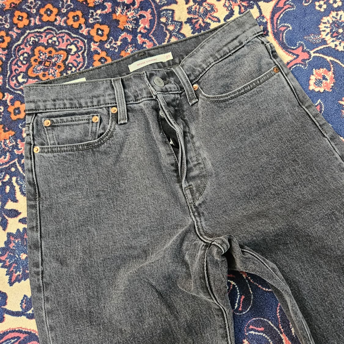 리바이스(Levis) 웨지 스트레이트 프리미엄 데님 팬츠 27size 상품이미지5