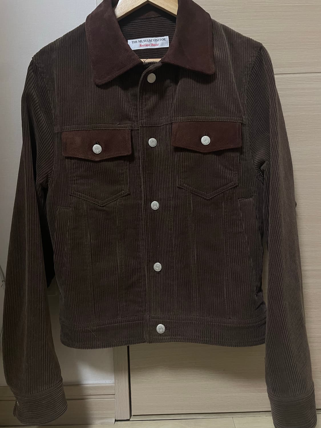 뮤지엄 비지터 코듀로이 스웨이드 자켓 상품이미지2