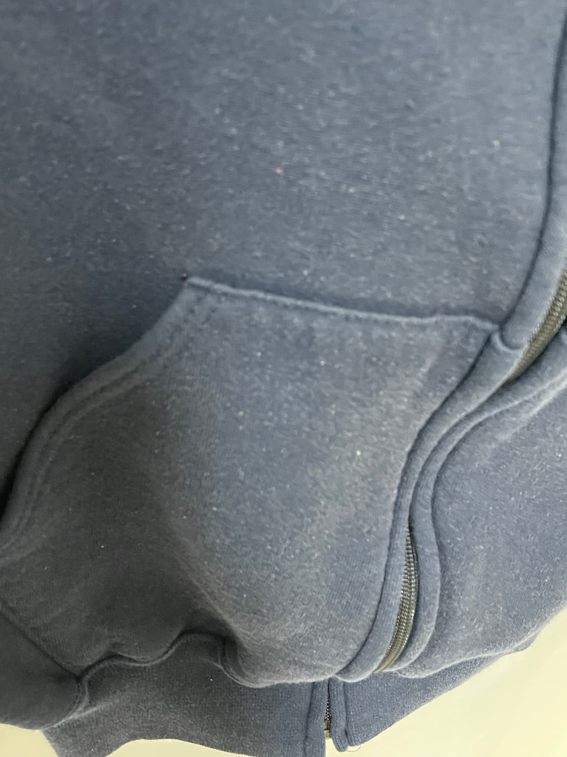 [D.O Vtg] 90s 러셀 50/50 후드 집업 네이비(M) 상품이미지4