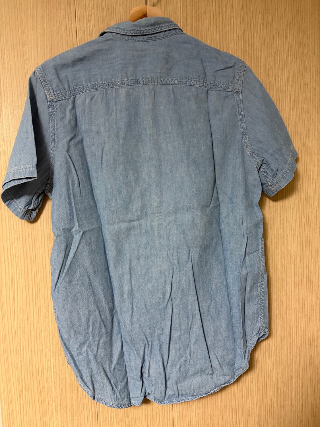 GAP 샴브레이 아이코닉 워커셔츠 (S) 상품이미지4