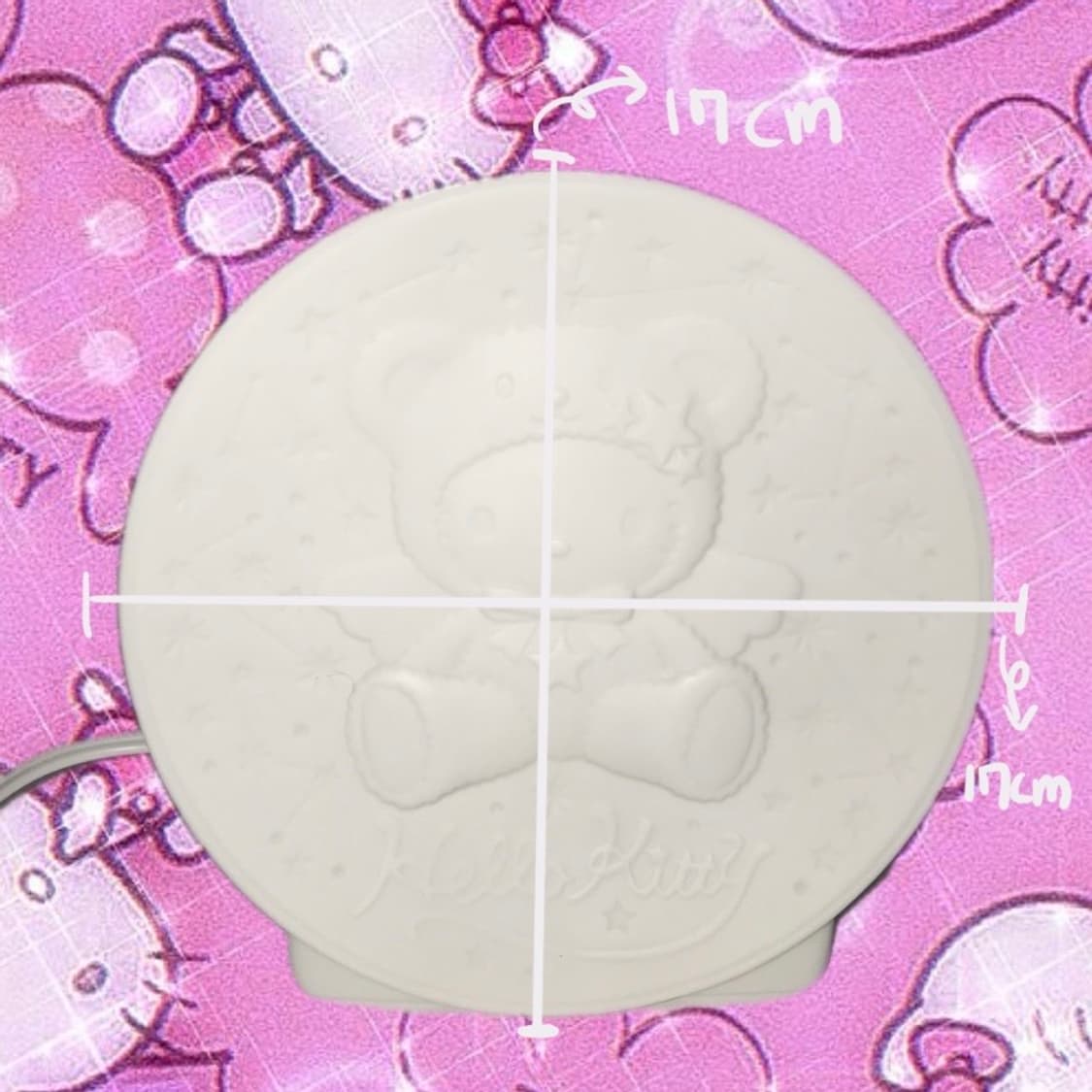 02s 엔젤 테디 헬로키티 도자기 조명 상품이미지2