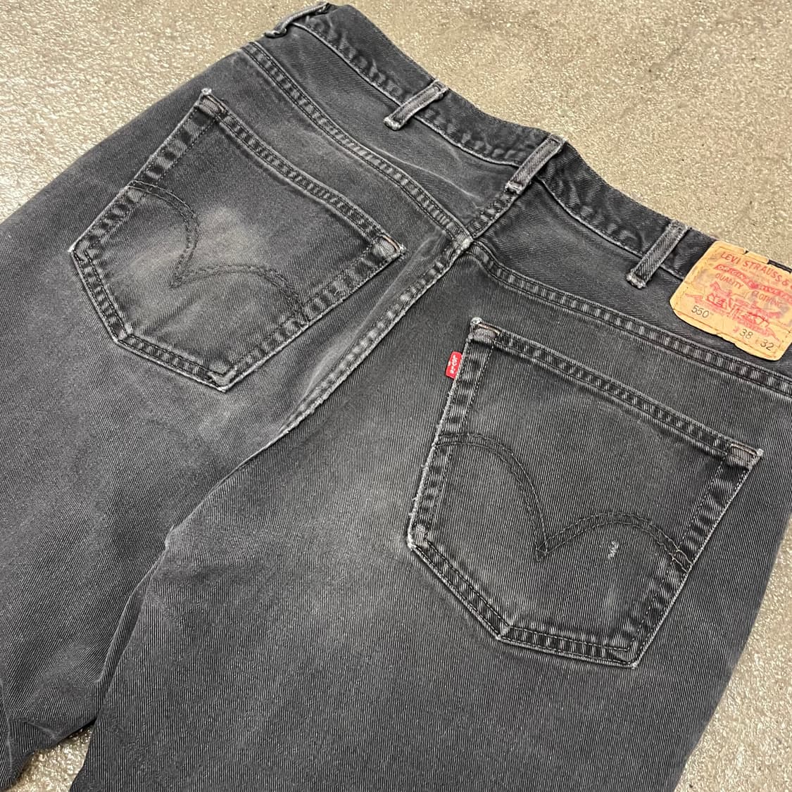 00s 리바이스550 블랙진 (37“) 상품이미지6