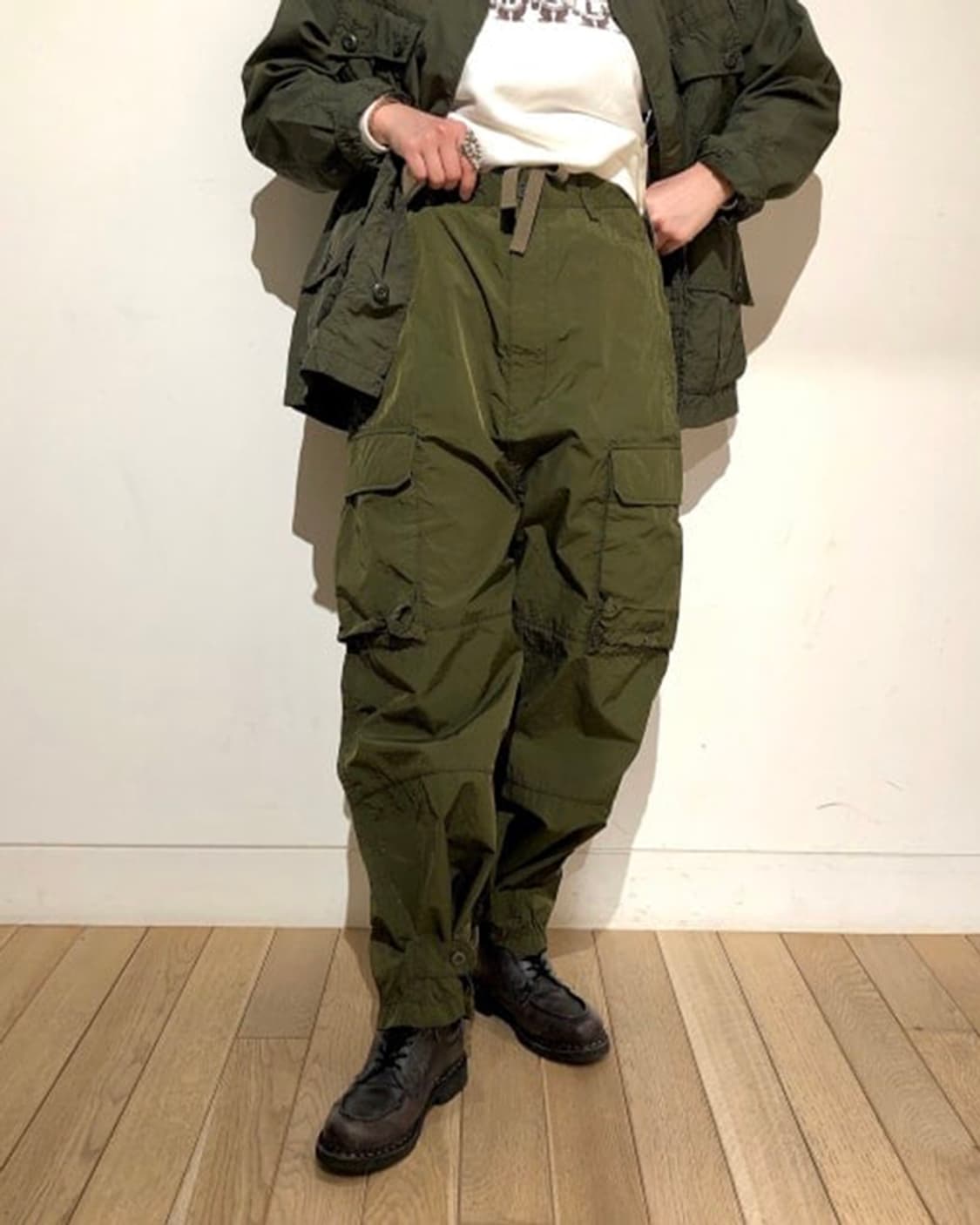 BEAMS BOY Nylon Washer Cargo Pants 상품이미지4