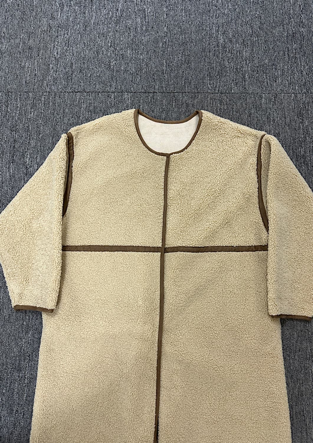 빈티지 플리스 롱코트  상품이미지4