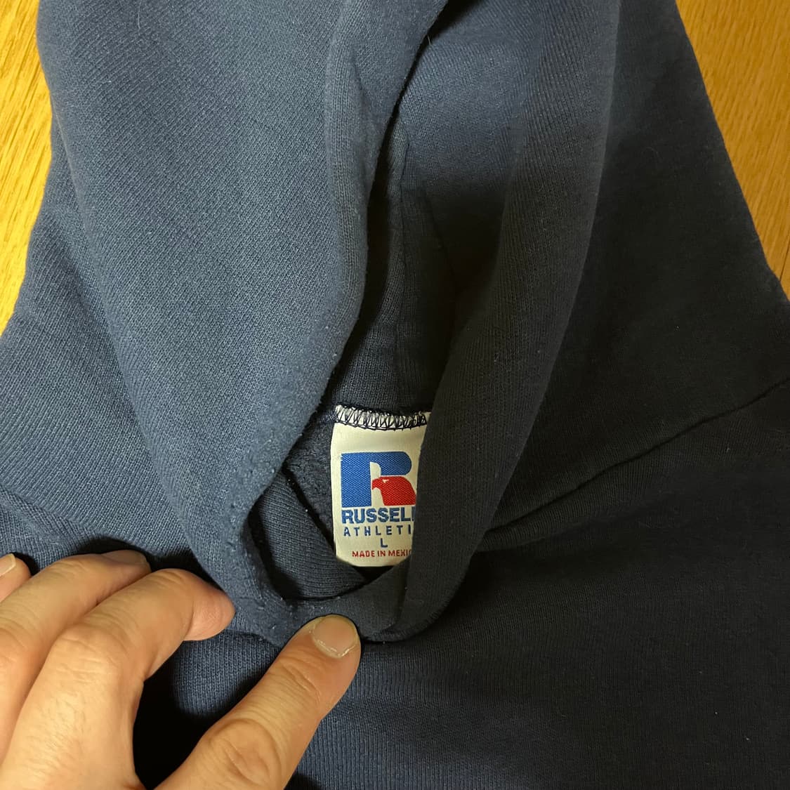 [L] 90s 빈티지 러셀 후디 네이비 상품이미지2