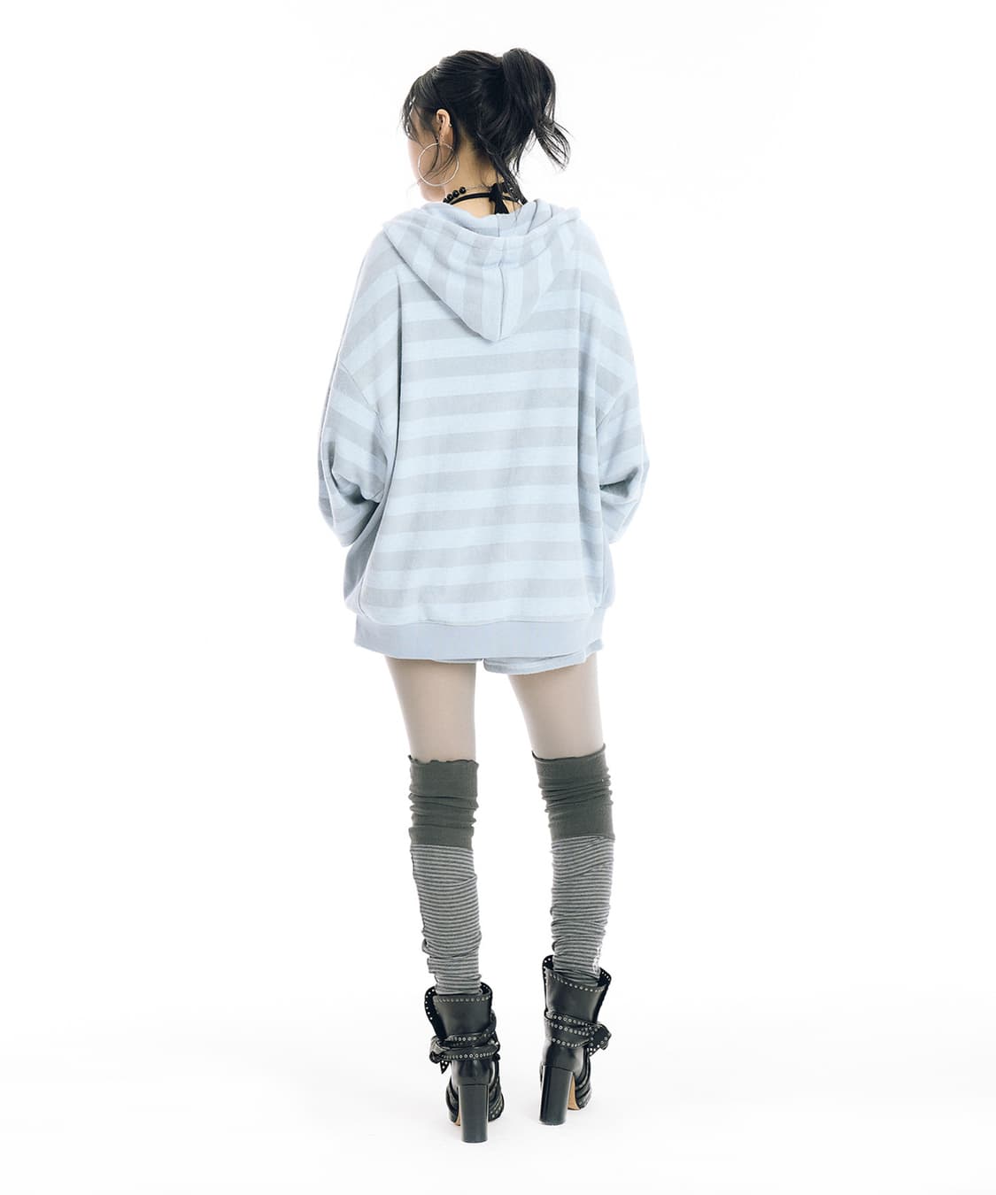 에쎄이 하루 후디 HA - RU HOODIE - SKY BLUE 상품이미지2