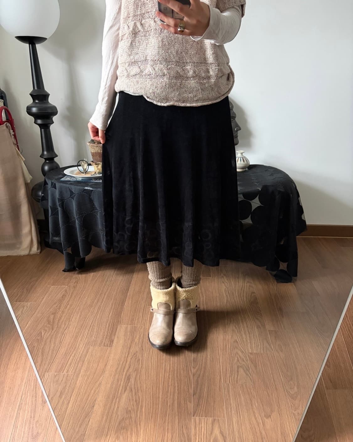 circle patterned skirt 상품이미지5