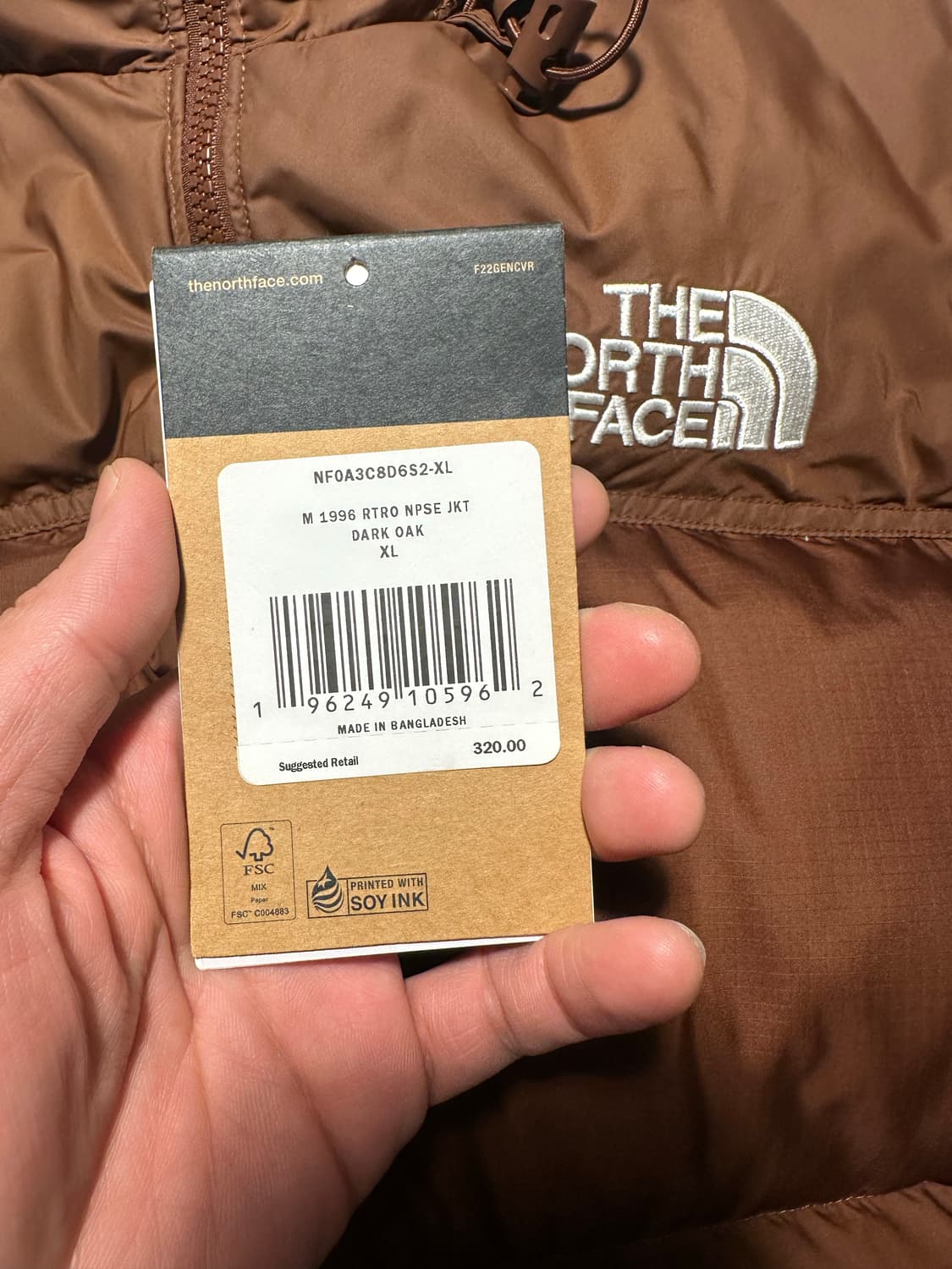 노스페이스 눕시 다크오크 xl 상품이미지4