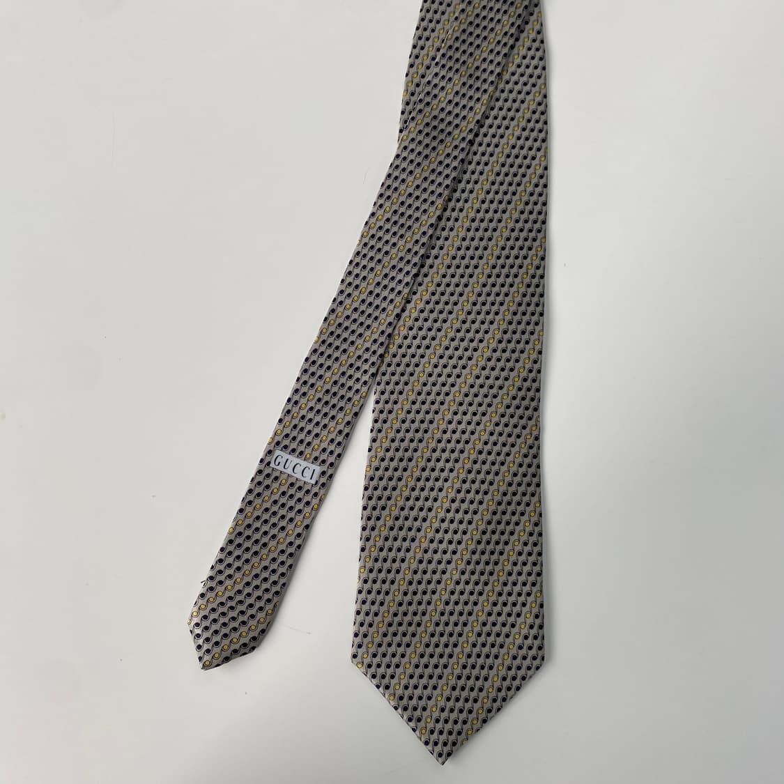 택부착 미사용품 구찌(GUCCI) 명품 정품 넥타이 상품이미지1