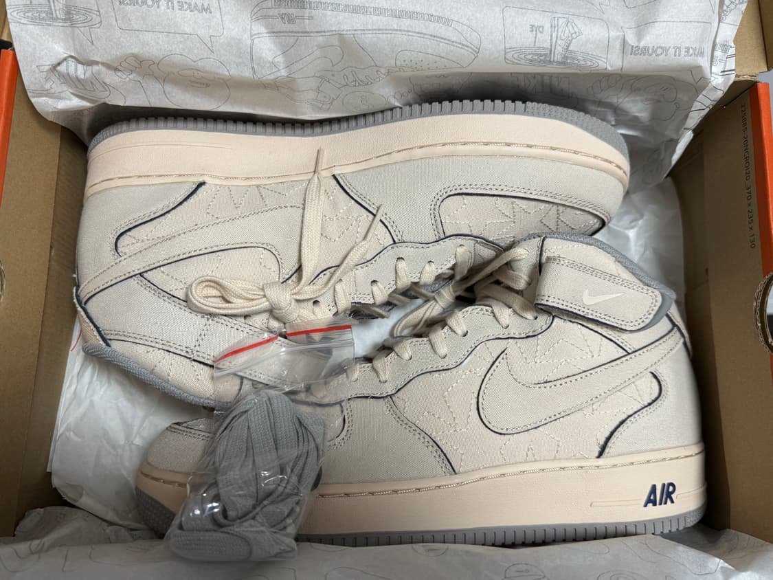 Nike Air Force 1 Mid '07 Pearl White 상품이미지2