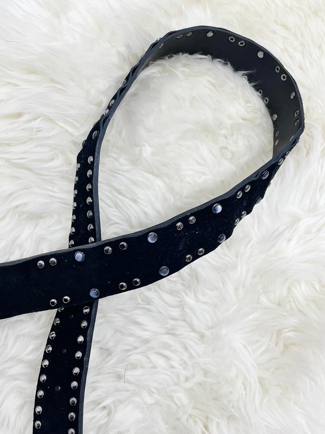 오리엔탈 스터드 큐빅 버클 벨트 상품이미지5