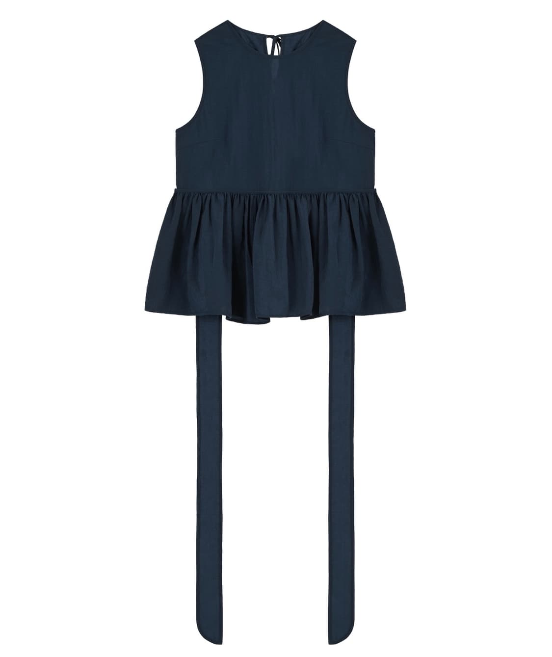 코스모스 블라우스 AIRY STRAP SLEEVELESS (NAVY) 상품이미지3