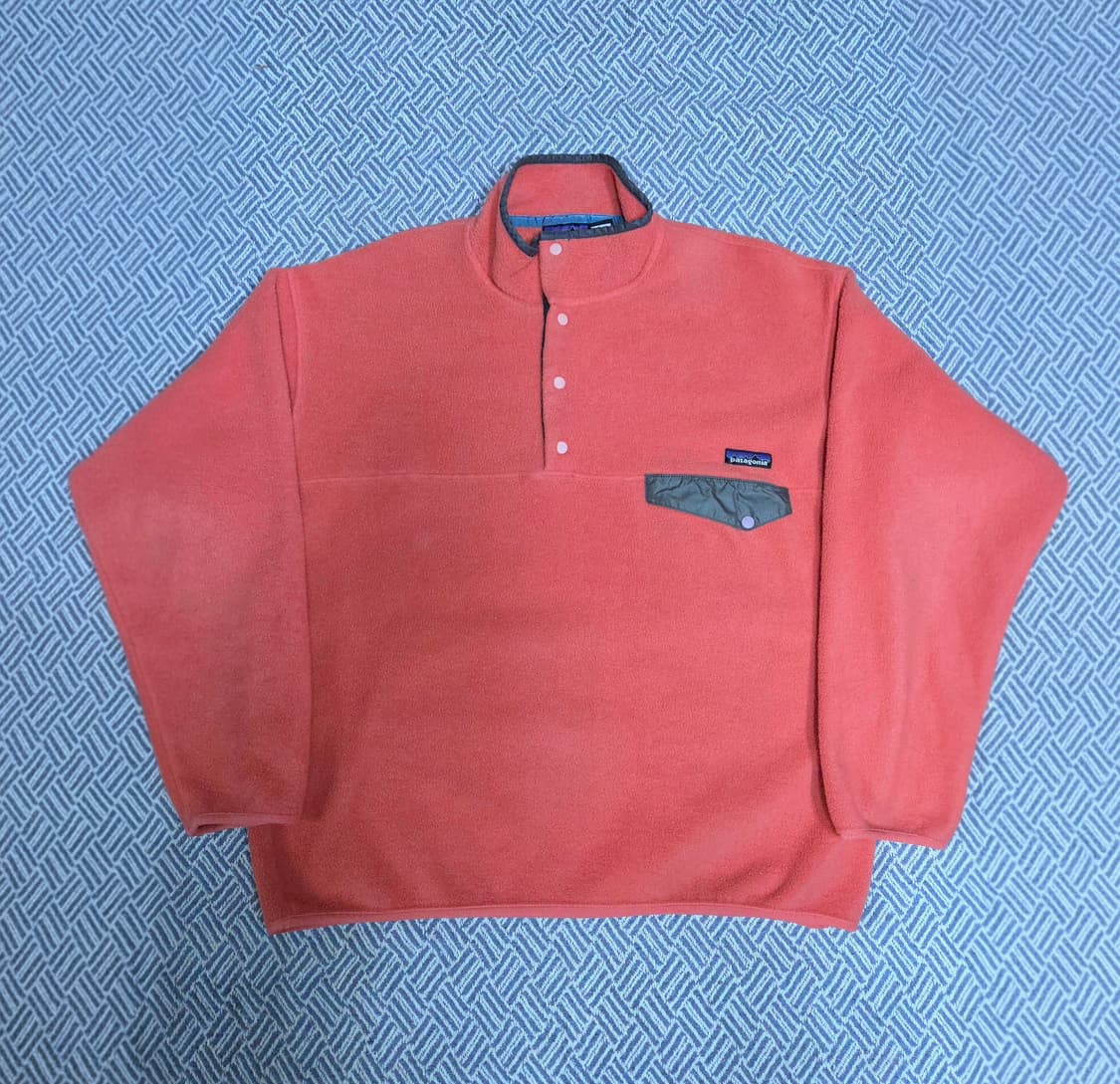 (L)파타고니아 빈티지핑크 컬러 신칠라 플리스 후리스 상품이미지1