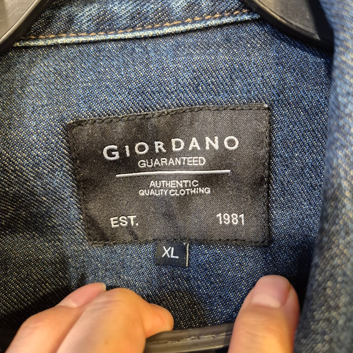 XL(착샷잇음) 워싱진청 데님자켓  상품이미지4