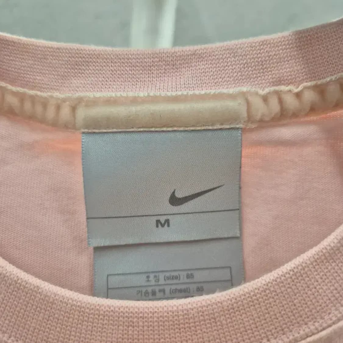 나이키 핑크 반팔티 M 상품이미지5
