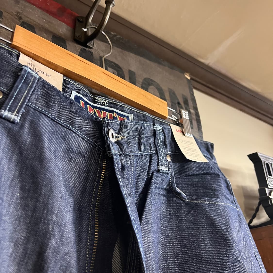 00's 리바이스 569 생지 36x30 Size Mexico 데드스탁 상품이미지4