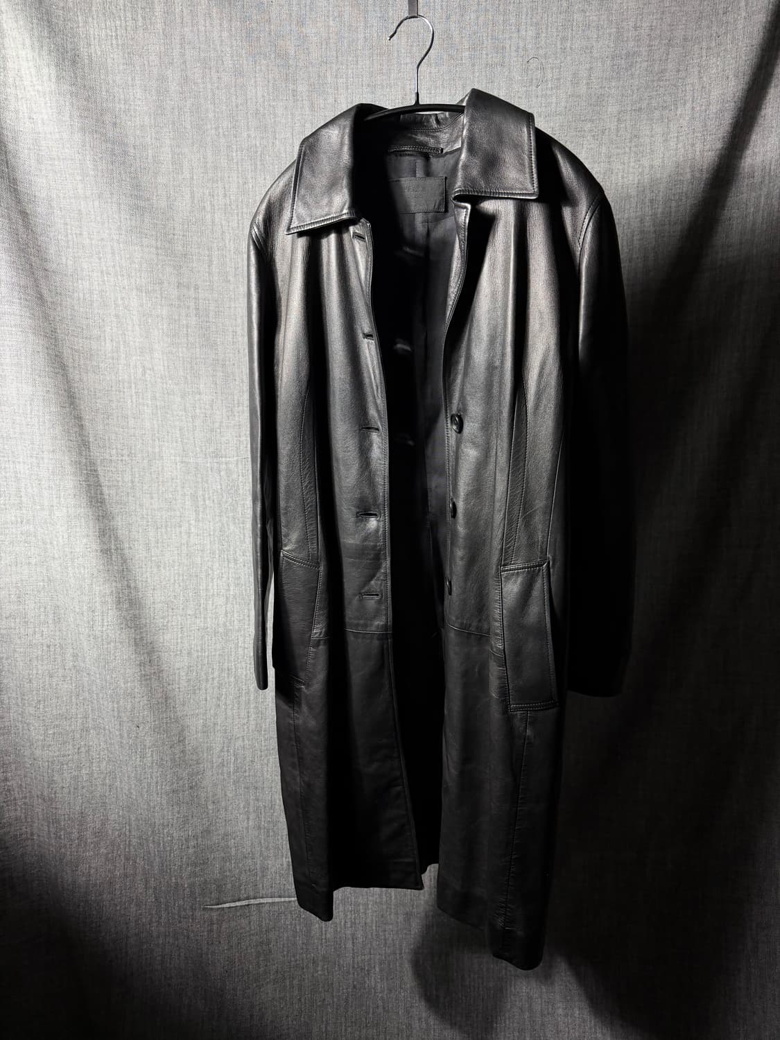 프라다 싱글 레더 코트 상품이미지3