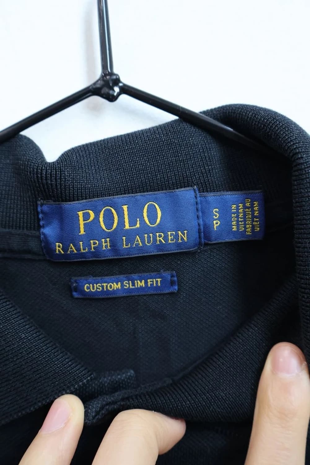 Polo Ralph Lauren Black Polo Slim Fit 상품이미지6