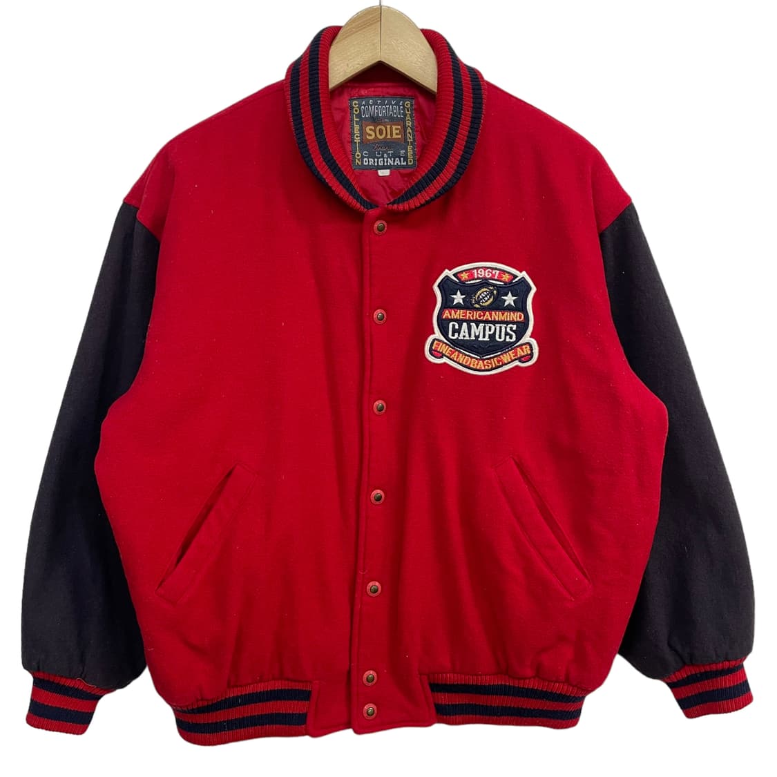 Usa vintage 울 바시티 자켓 상품이미지2