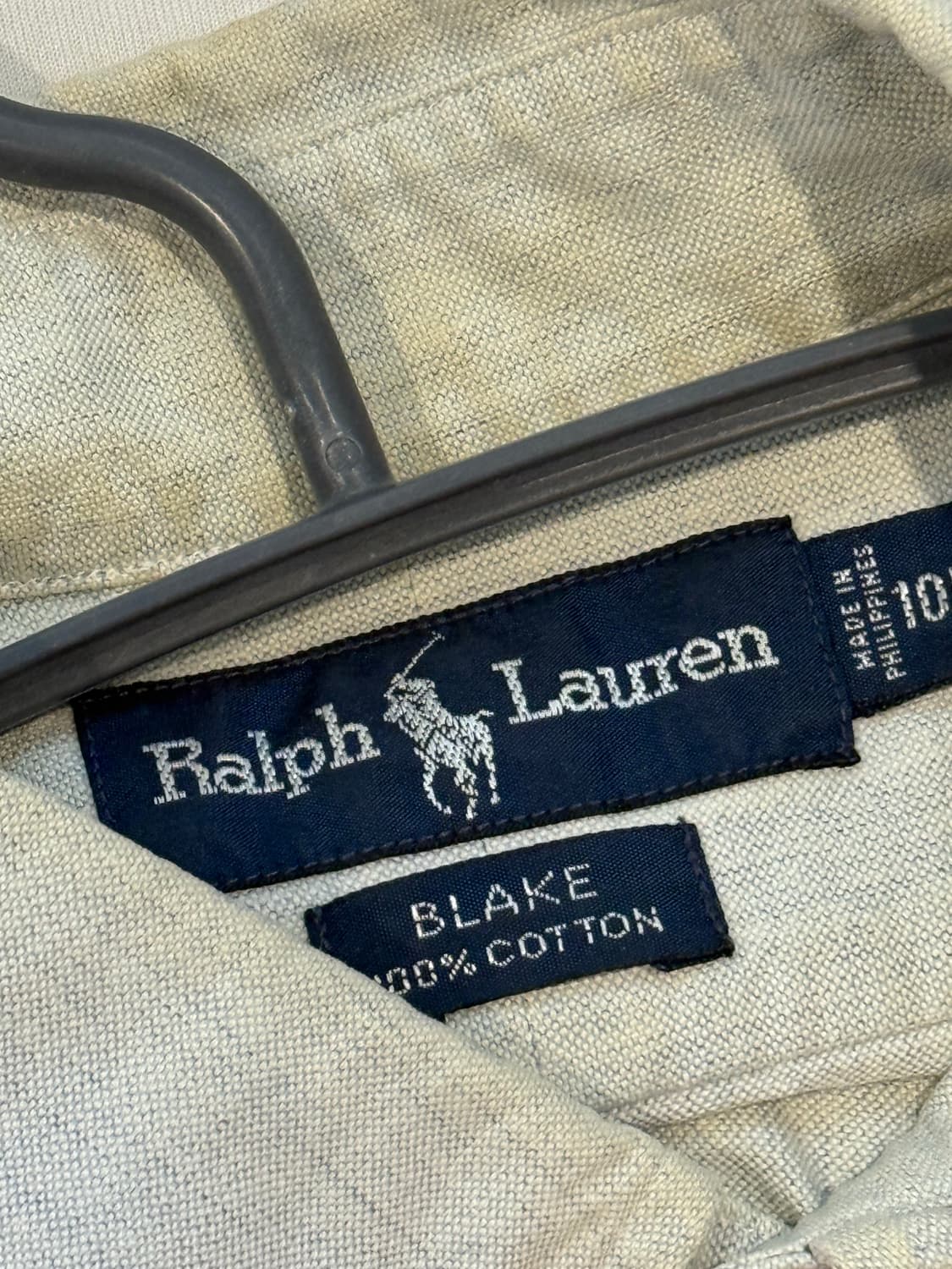 폴로 랄프로렌 하늘색 셔츠 105 사이즈 상품이미지3