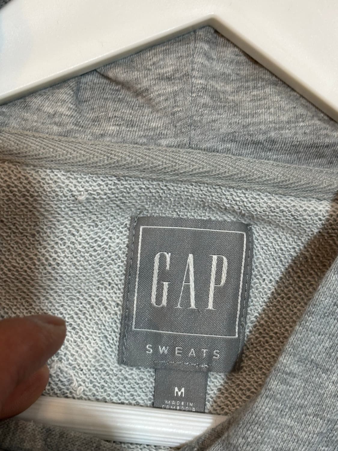 GAP 갭 후드티 그레이 M 상품이미지5
