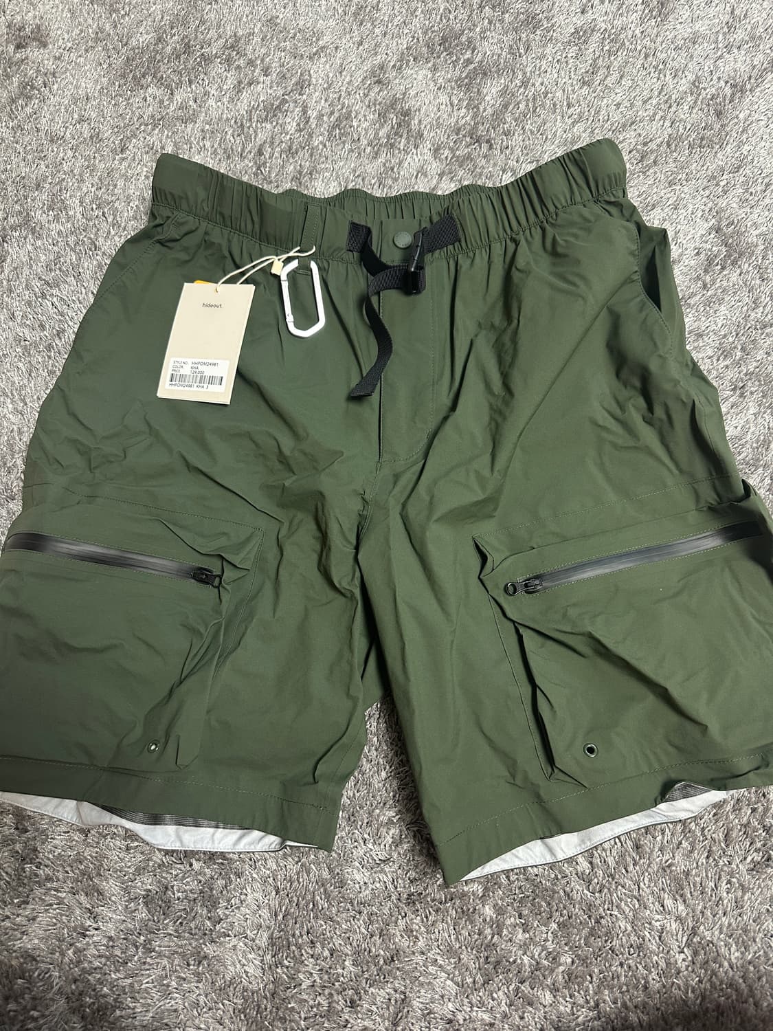 하이드아웃 토르 하프 팬츠 카키 3 사이즈 상품이미지3