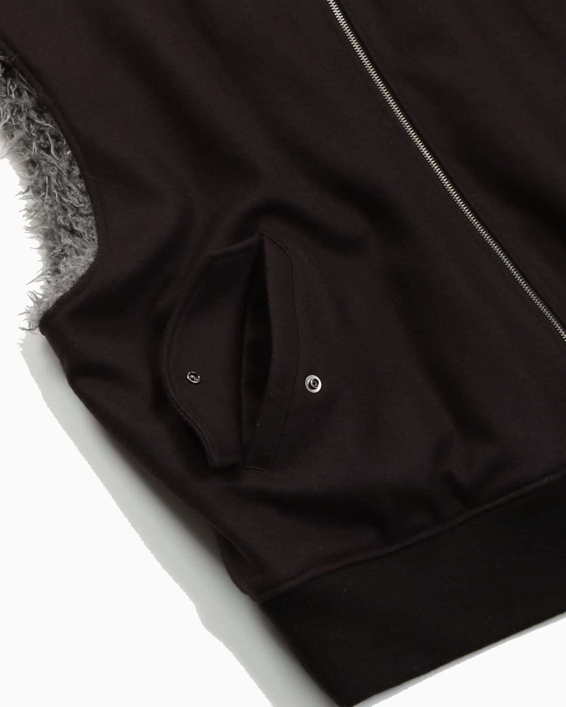  URU Wool Ponch Reversible Zip-Up Vest 상품이미지4