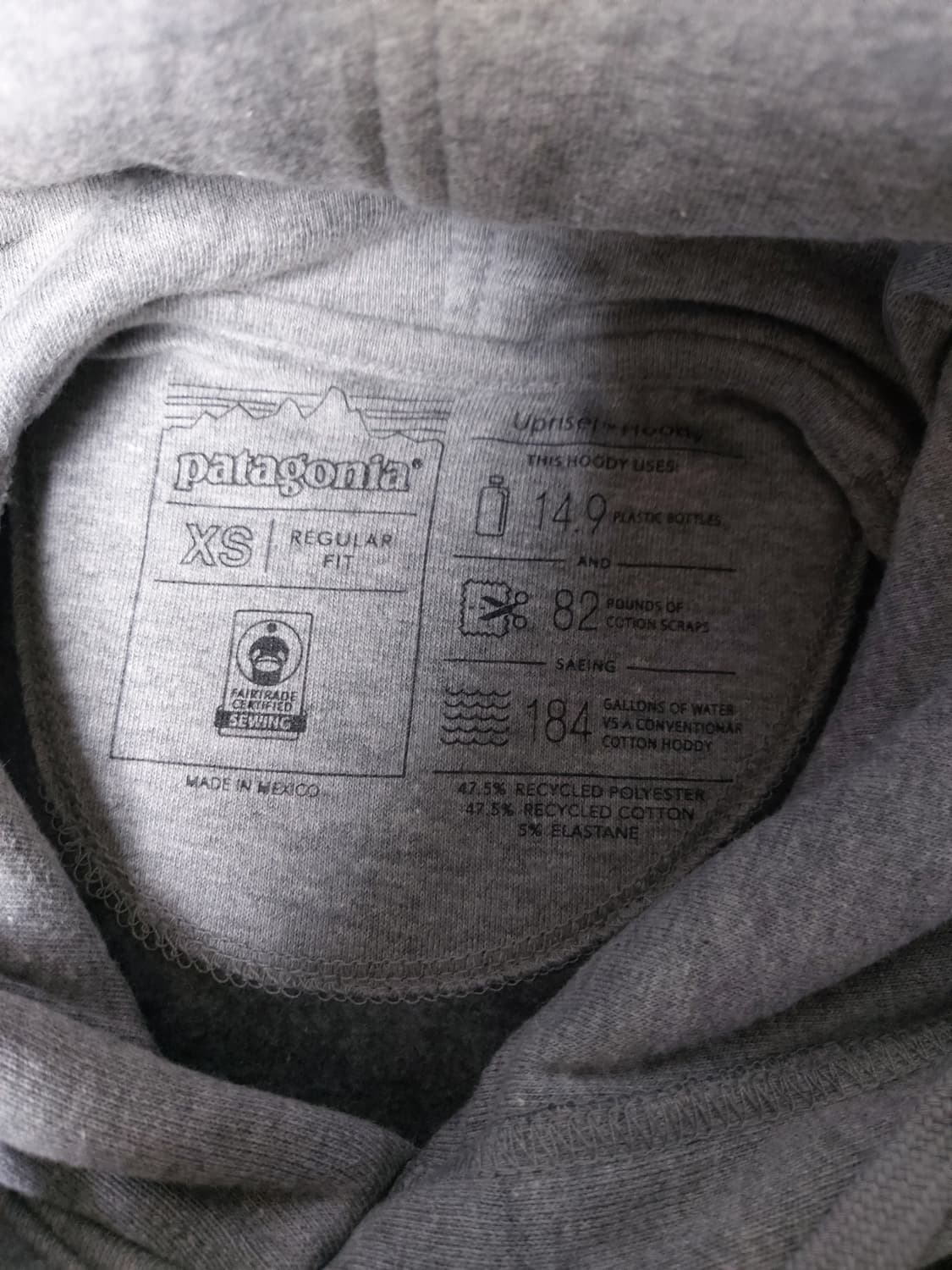 파타고니아 P-6 로고 업라이절 기모 후디(XS)새상품

 상품이미지7