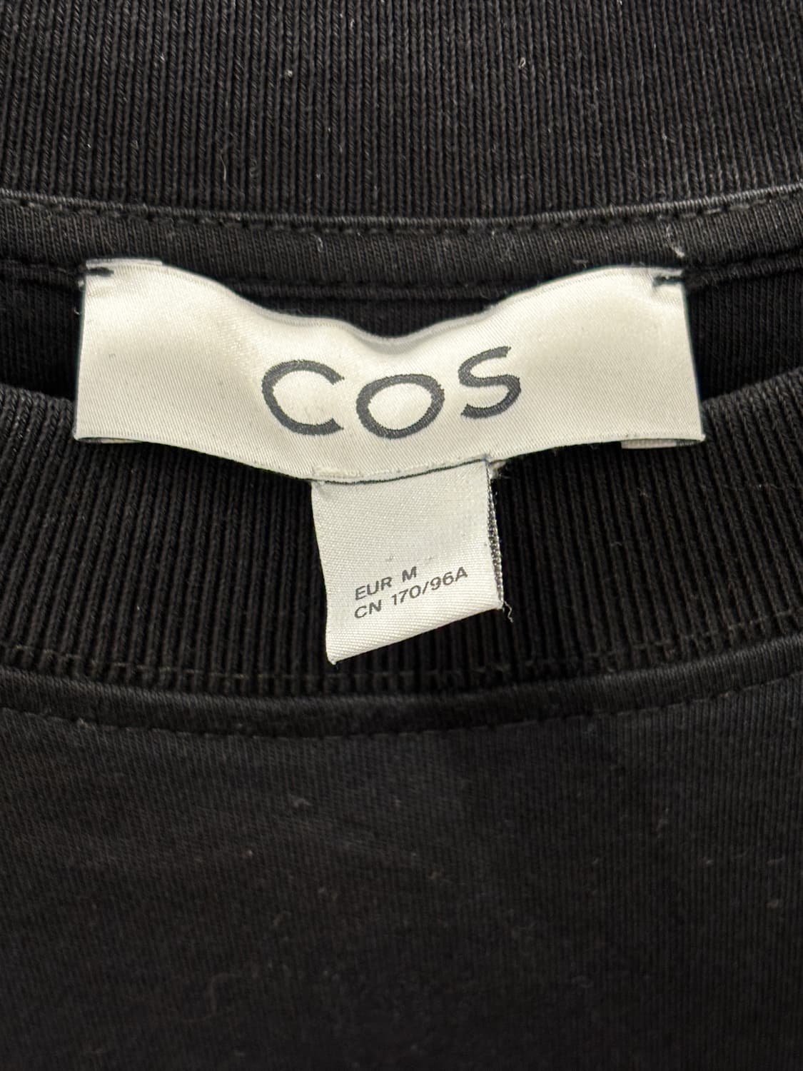 COS 블랙 롱슬리브 티셔츠 M 상품이미지4