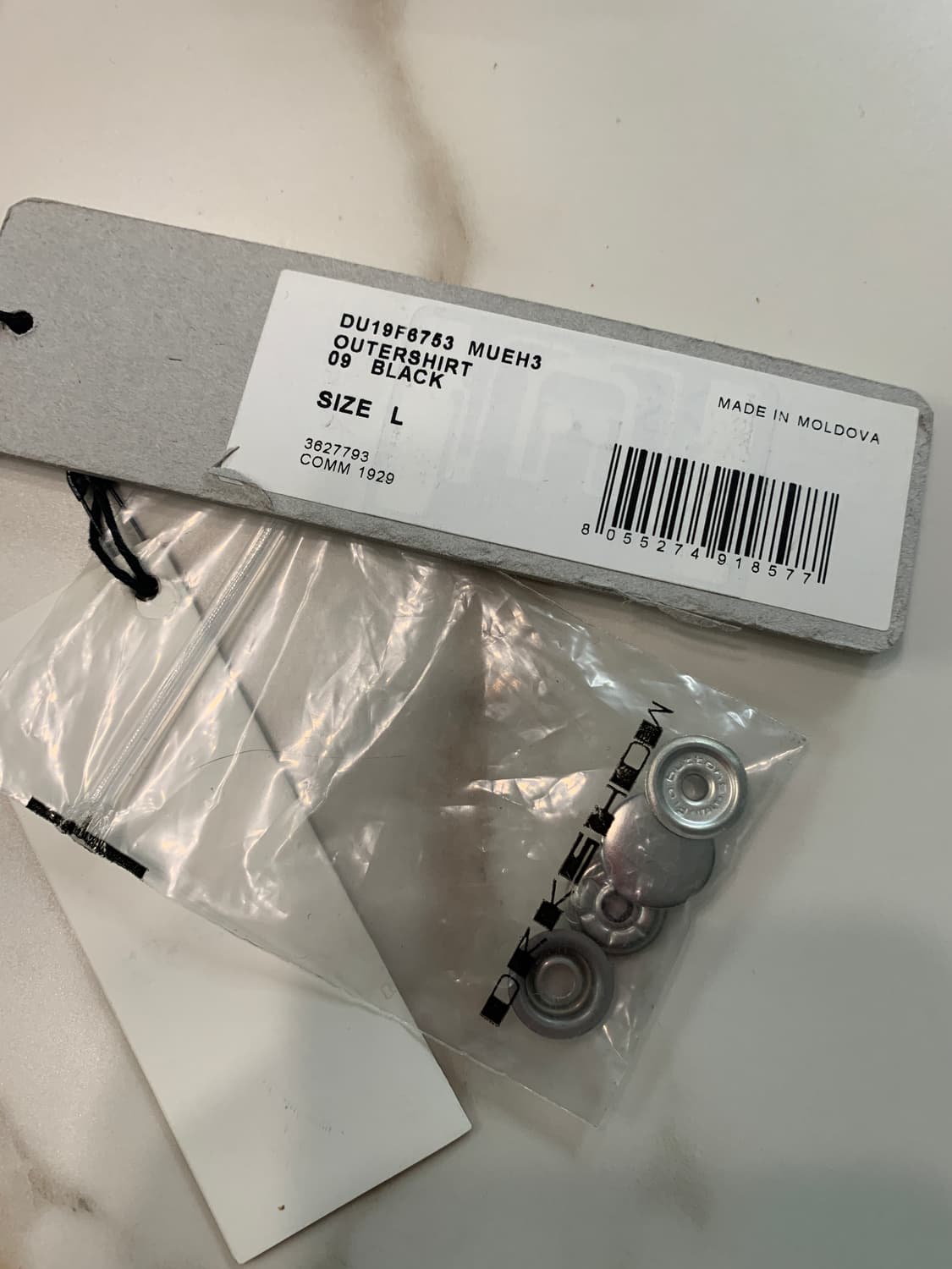 19FW 릭오웬스 DRKSHDW 아우터셔츠 L 상품이미지9