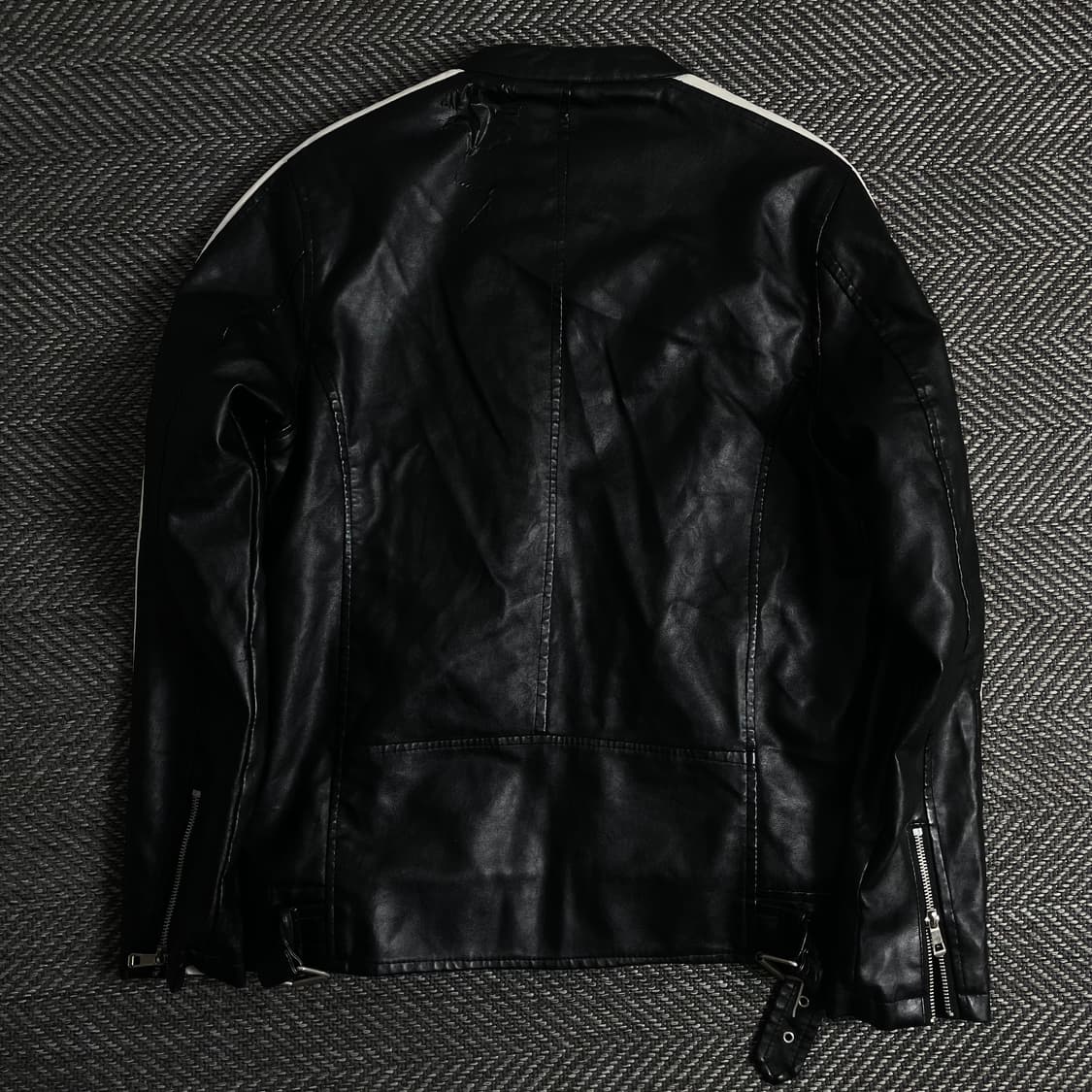 KATIE SETH 카페레이서 비건레더 바이크 자켓 y 3288 상품이미지7