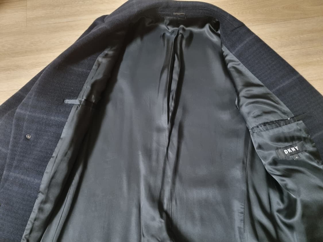 DKNY 남성 체크 코트 M 상품이미지3