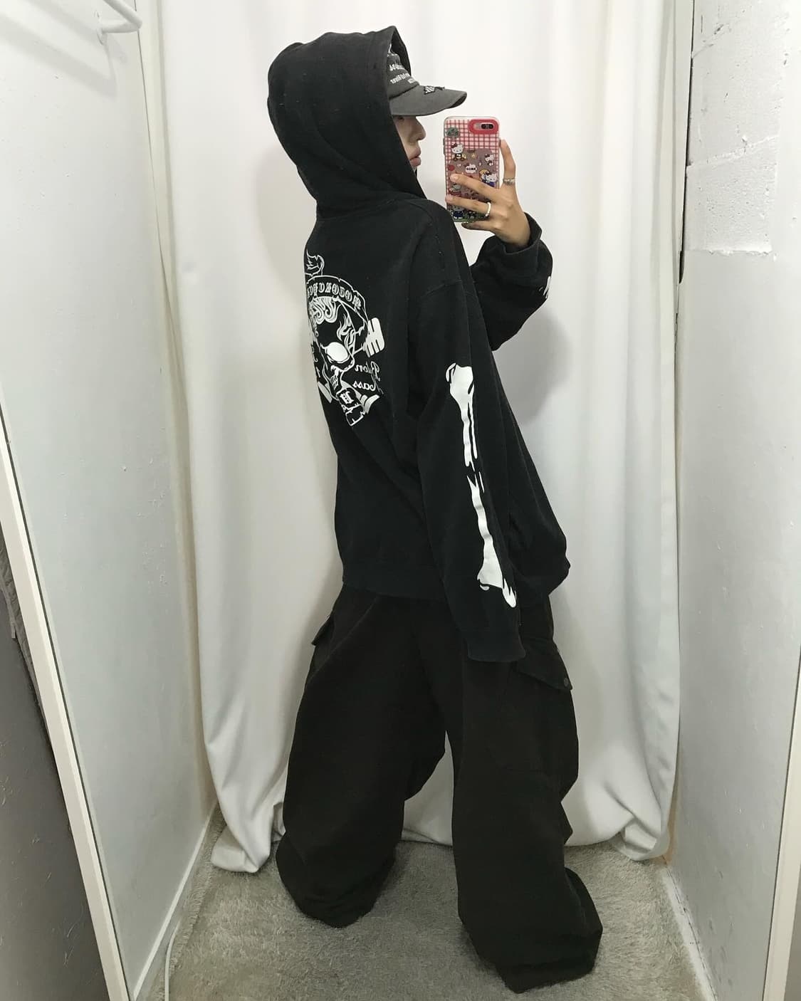 Vanson Skull Hood Zip-Up 상품이미지5