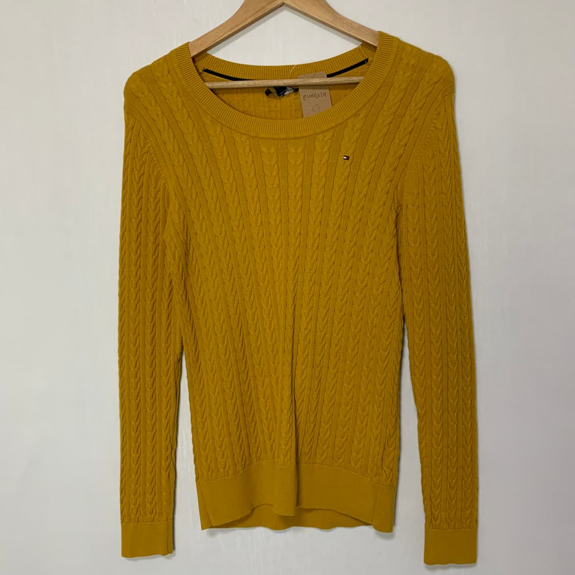 타미힐피거 긴팔 케이블 니트 XS 남녀공용 빈티지 상품이미지2