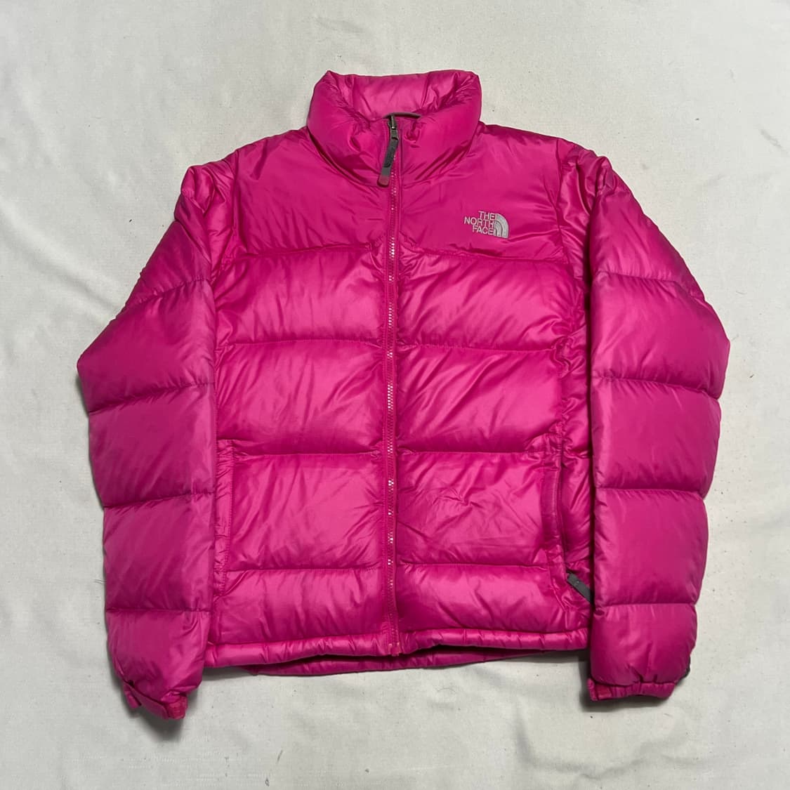 85 노스페이스 여성용 구스다운 핑크 패딩 상품이미지2