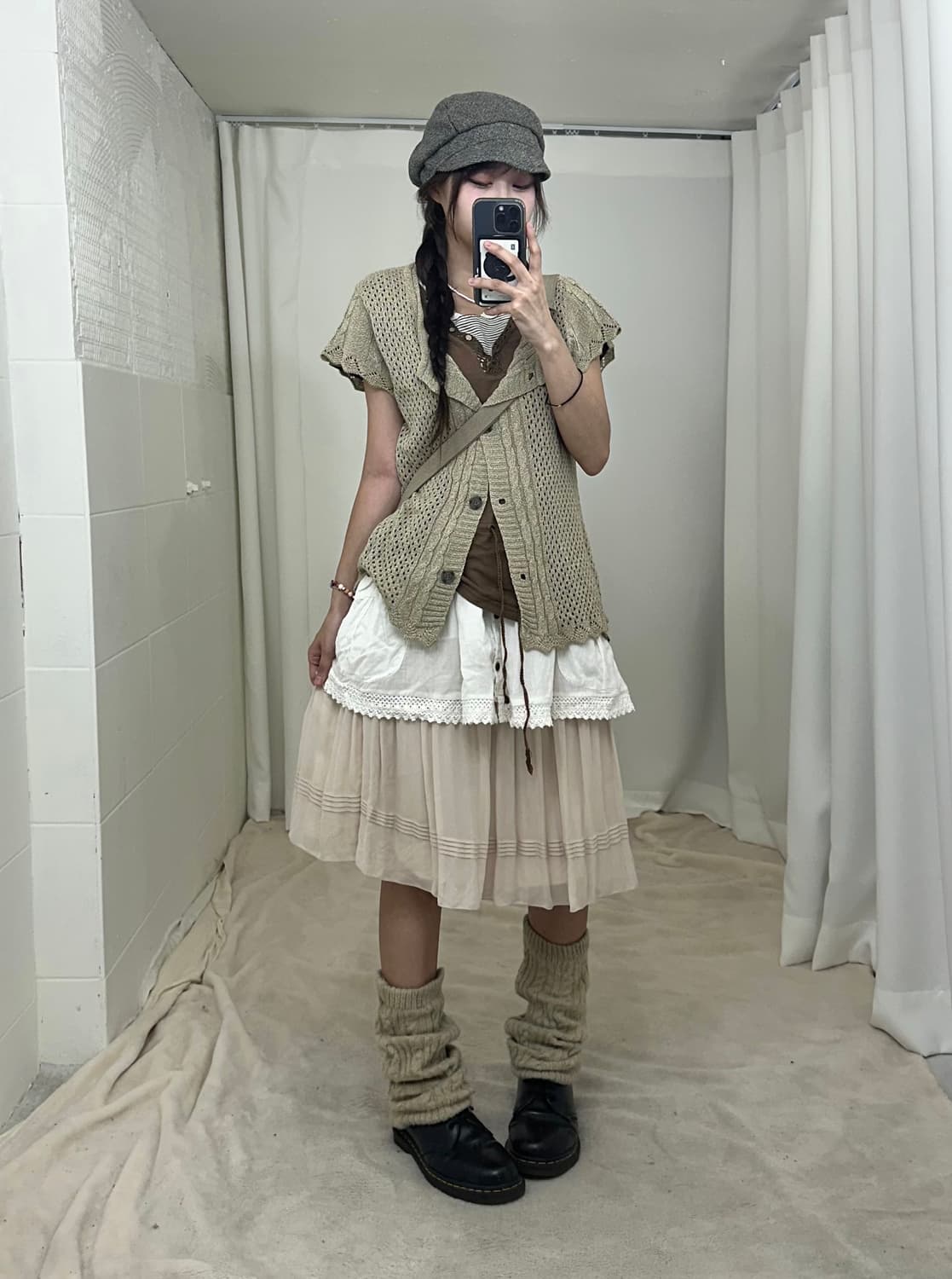 모카무스 브라운 모리걸 하구미 코디세트 상품이미지1