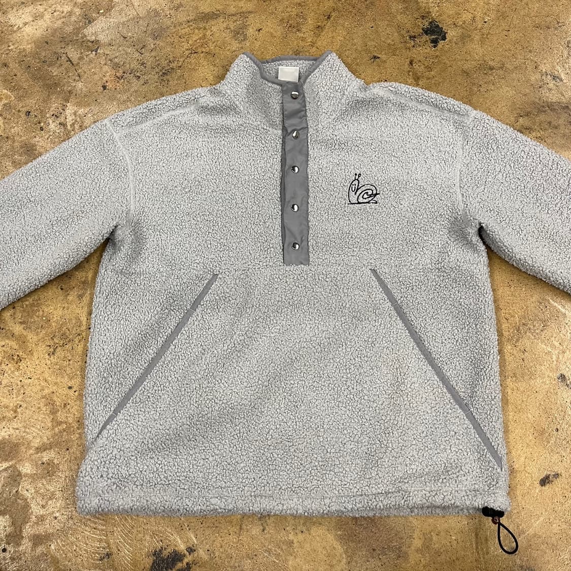 [정품/L] 나이키 풀오버 플리스 회색 b19 상품이미지3