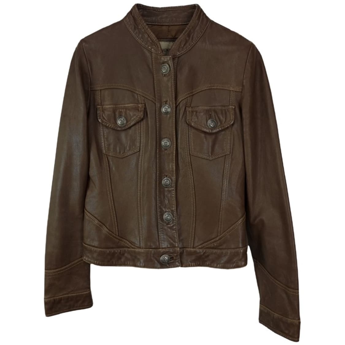 [빈티지] 리얼 램스킨 양가죽 빈티지 슬림핏 레더 자켓 M19224 상품이미지2