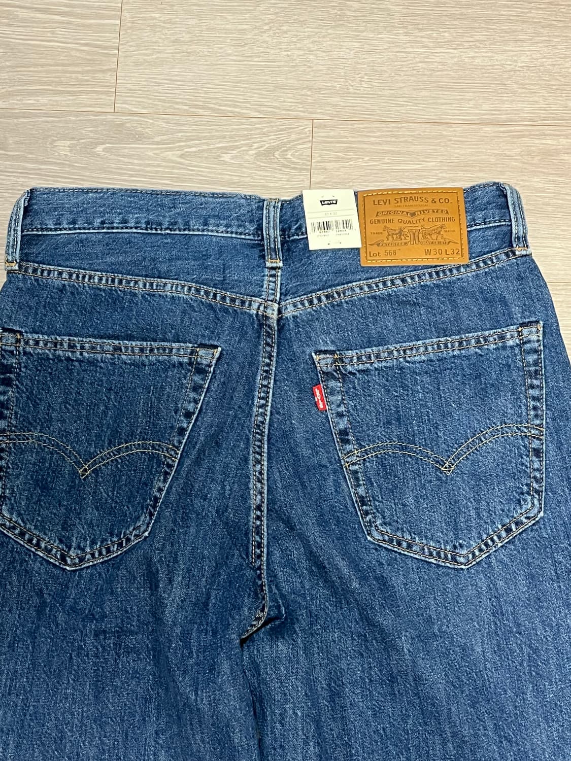 (새상품) 리바이스 568 루즈 스트레이트 데님 프리미엄 라인 청바지 상품이미지8
