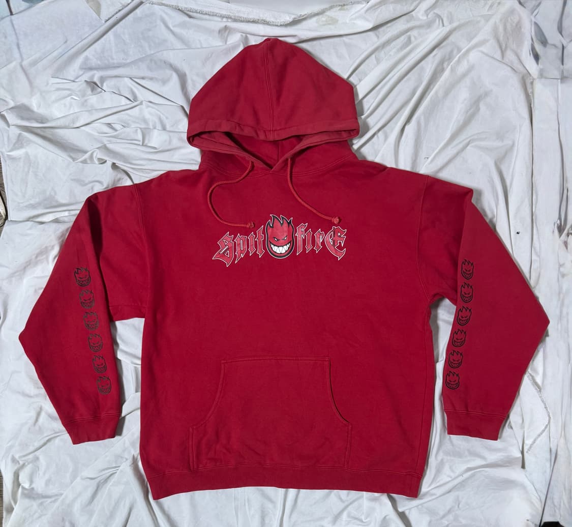 빈티지 스핏파이어 휠즈 빅헤드 프린트 후드티 상품이미지2