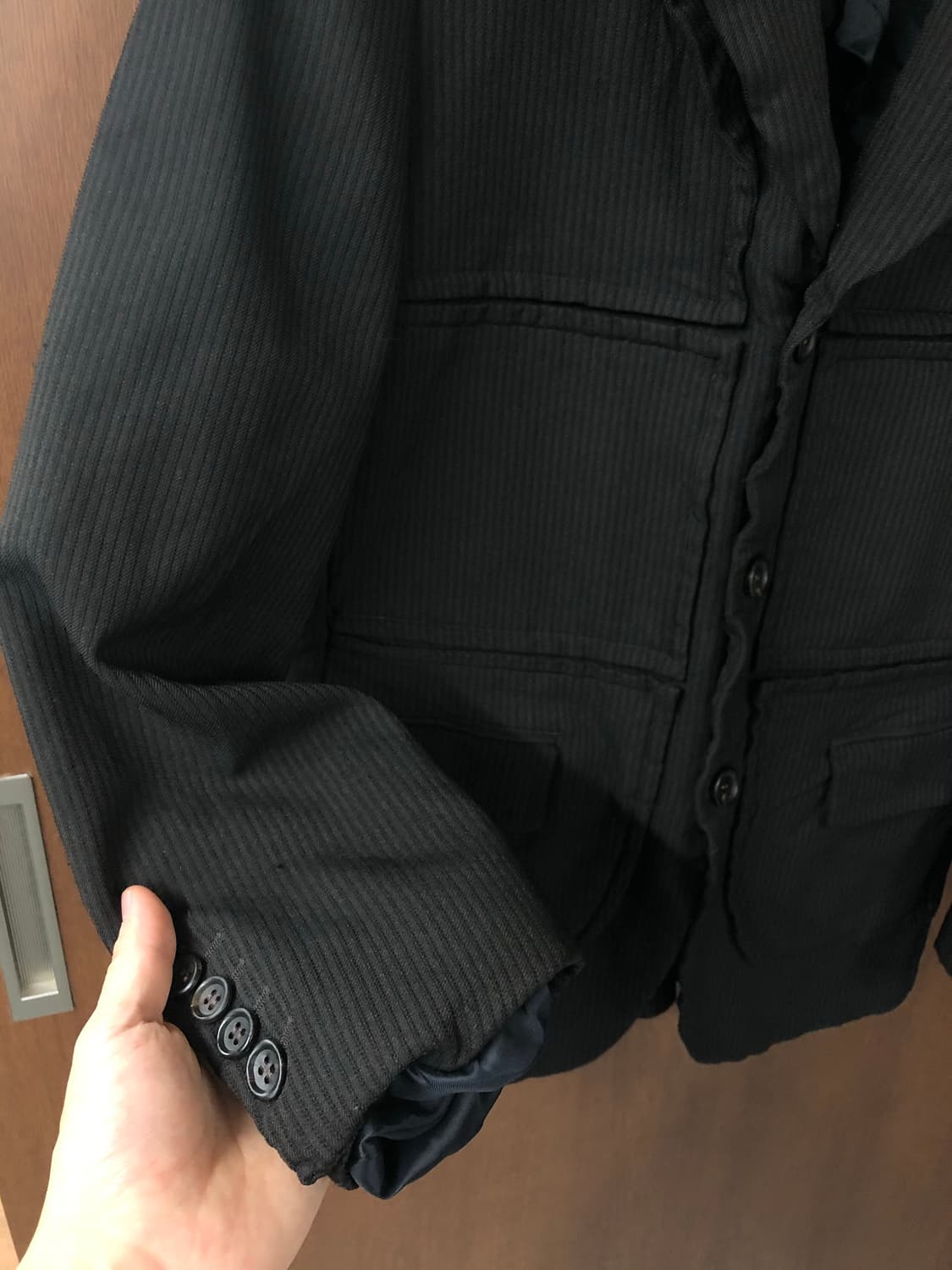 Comme des garcons homme deux 레이어드 블레이저xs 상품이미지9