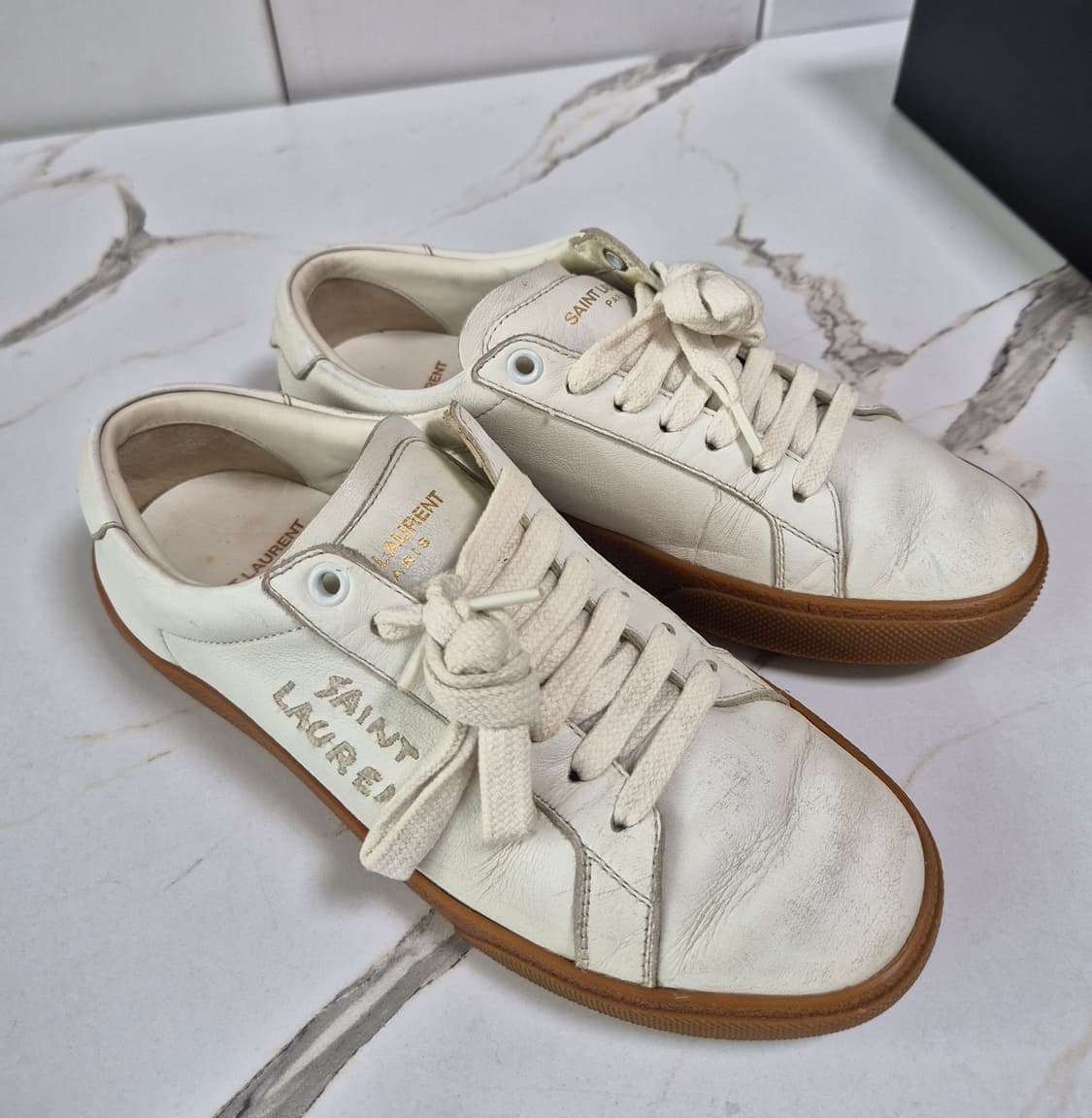 (정품) 생로랑 코트클래식 여성 스니커즈 35 상품이미지4