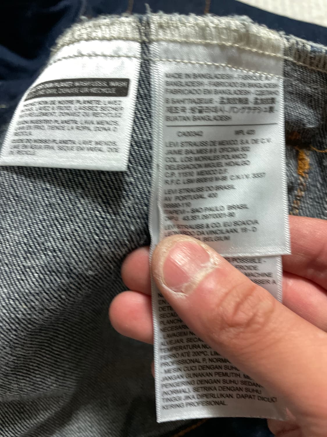 리바이스 72334 타입3 데님 트러커 청자켓 인디고(클리닝O) 상품이미지6